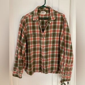 Pact women’s flannel shirt